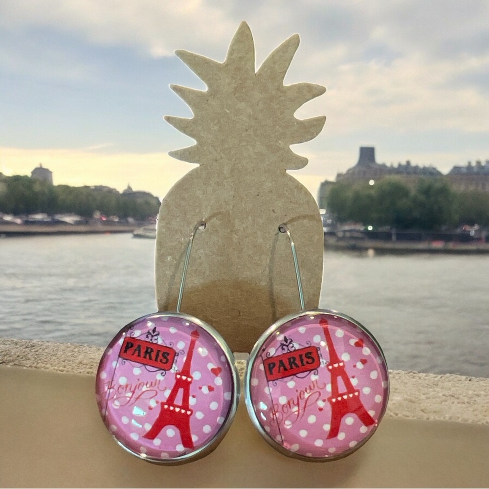 NEW Bonjour Paris Dangling Earrings